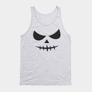 Halloween pumpkin face design Tank Top